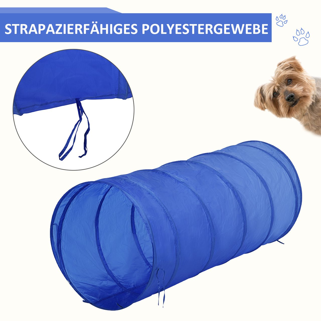 PawHut Hunde Agility Slalom Übung Hundesport Training Reifen Hürde Set 2 Modelle