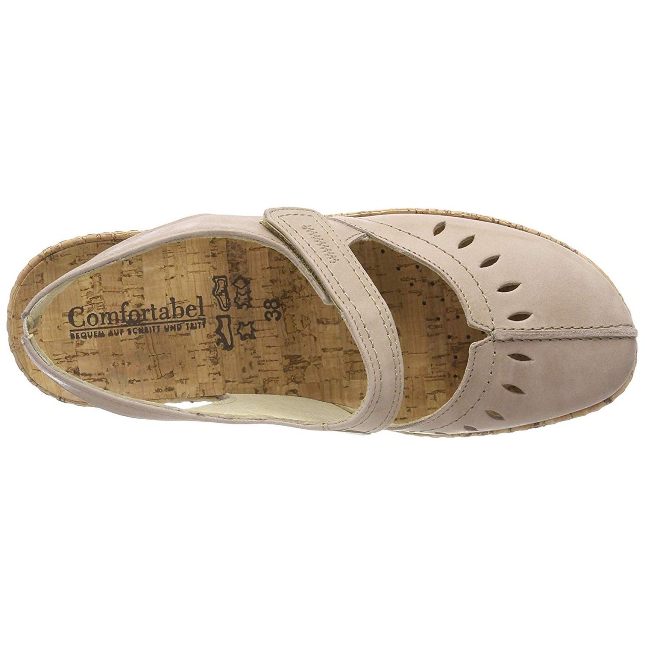 COMFORTABEL Komfort Sandalen beige