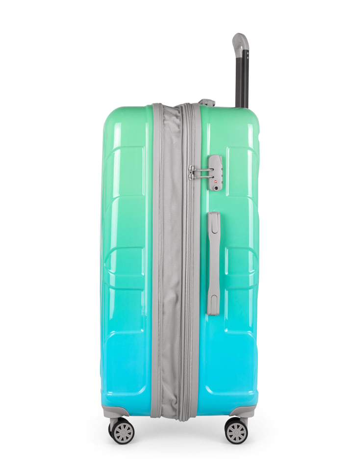 suitline Großer Reisekoffer erweiterbar XL Koffer 4 Rollen TSA 110 L in Northern Lights günstig kaufen L