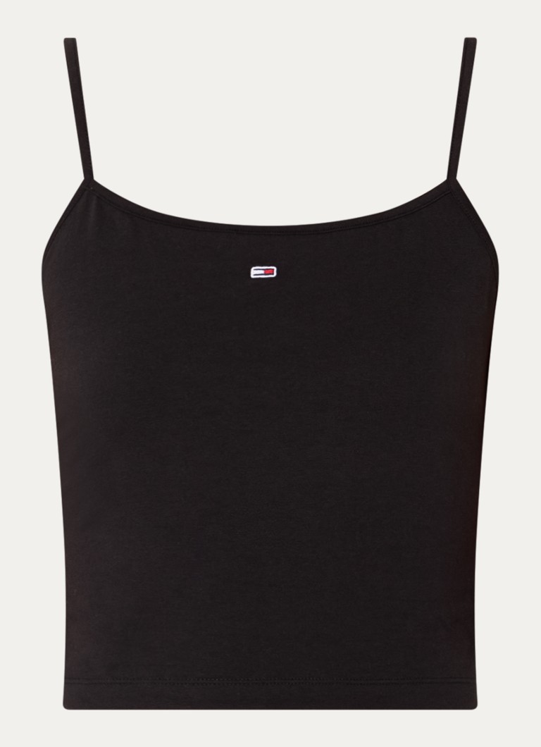 Tommy Hilfiger Cropped spaghetti top with logo