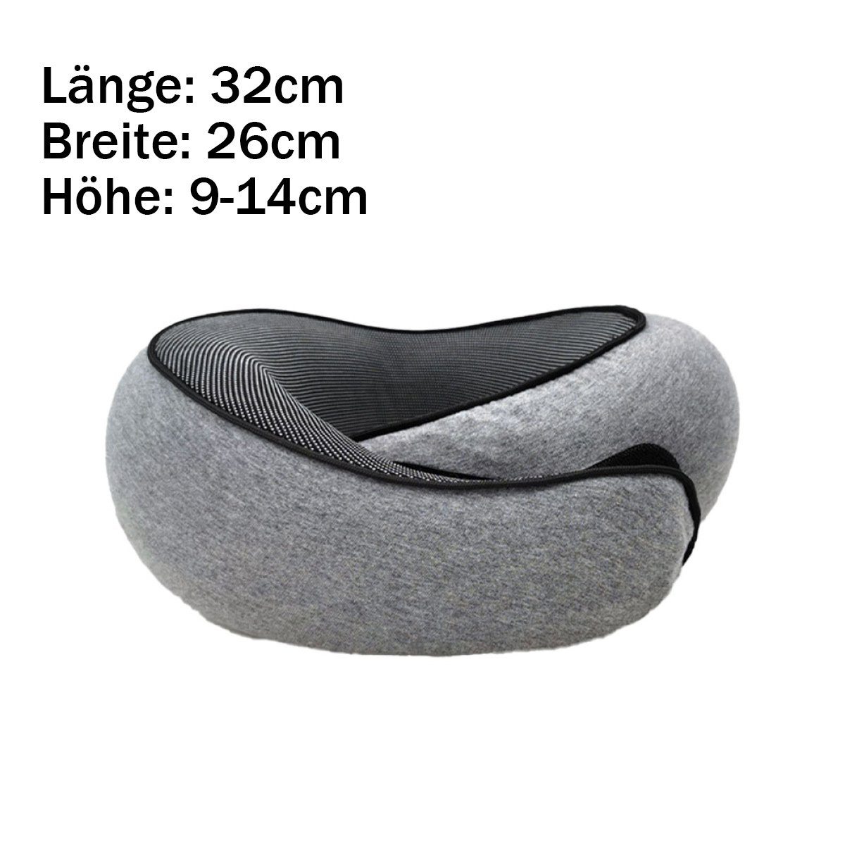 Rwoythk Nackenkissen Nackenkissen Reisekissen Nackenhörnchen Memory Foam Reise Neck Pillow, Komfortabel