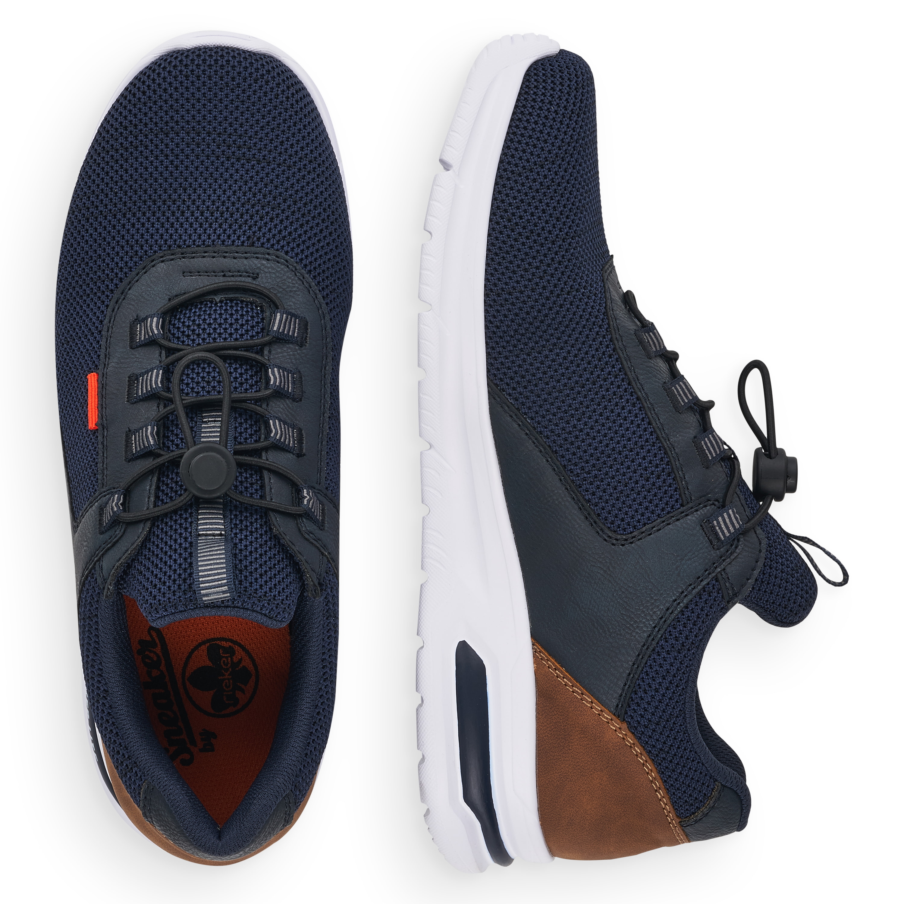 Rieker Herren Slipper pazifikblau
