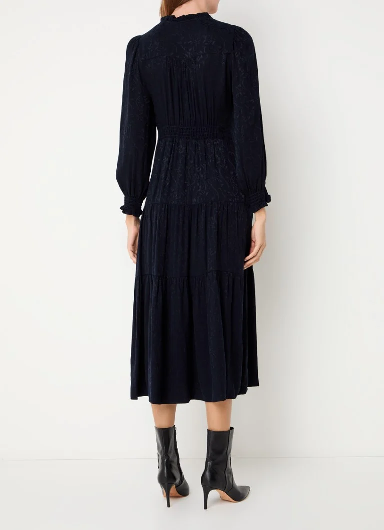 Vestido midi Sandrine de Gerard Darel con escote en V