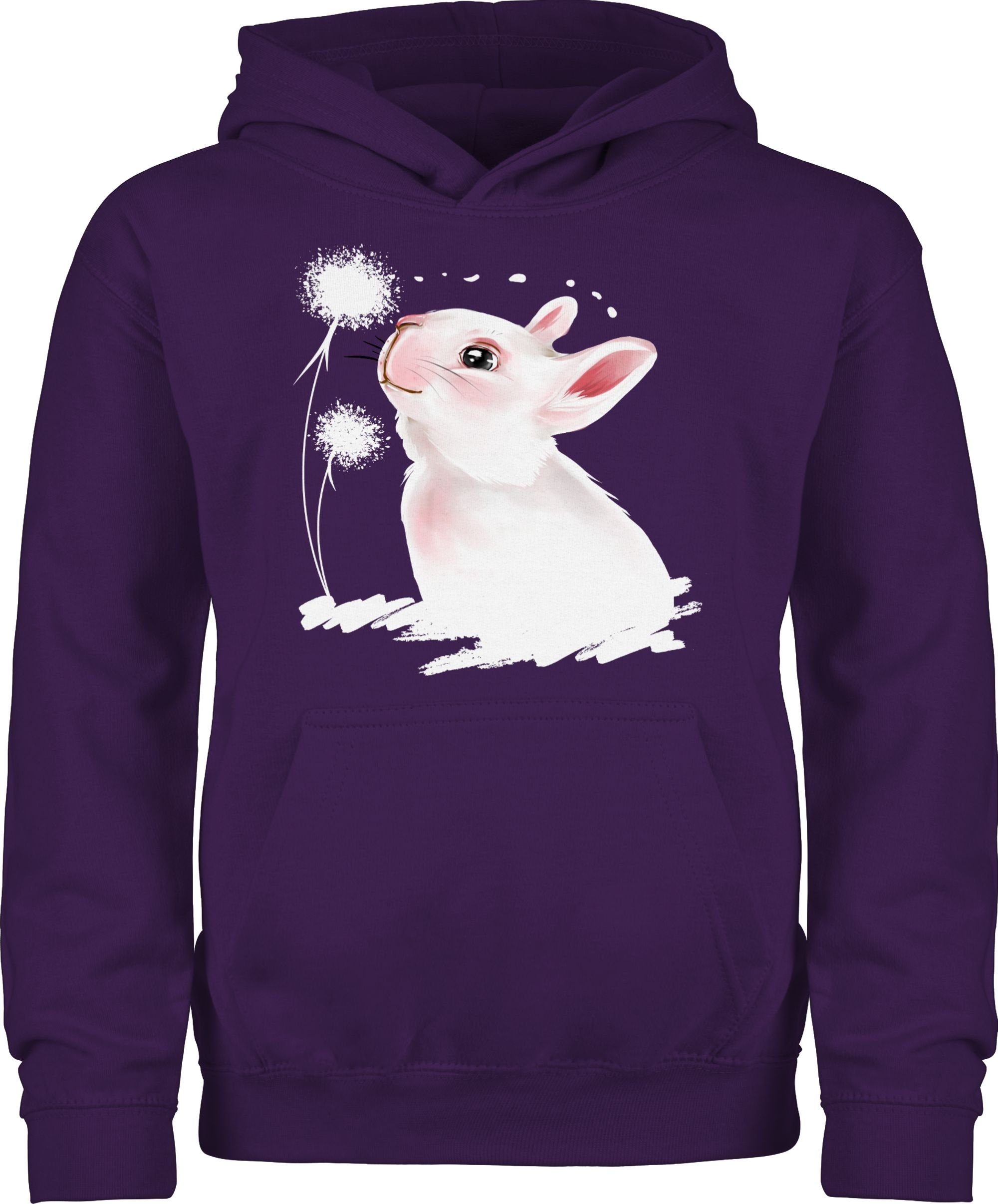 Shirtracer Hoodie Hase mit Pusteblume Geschenk Ostern