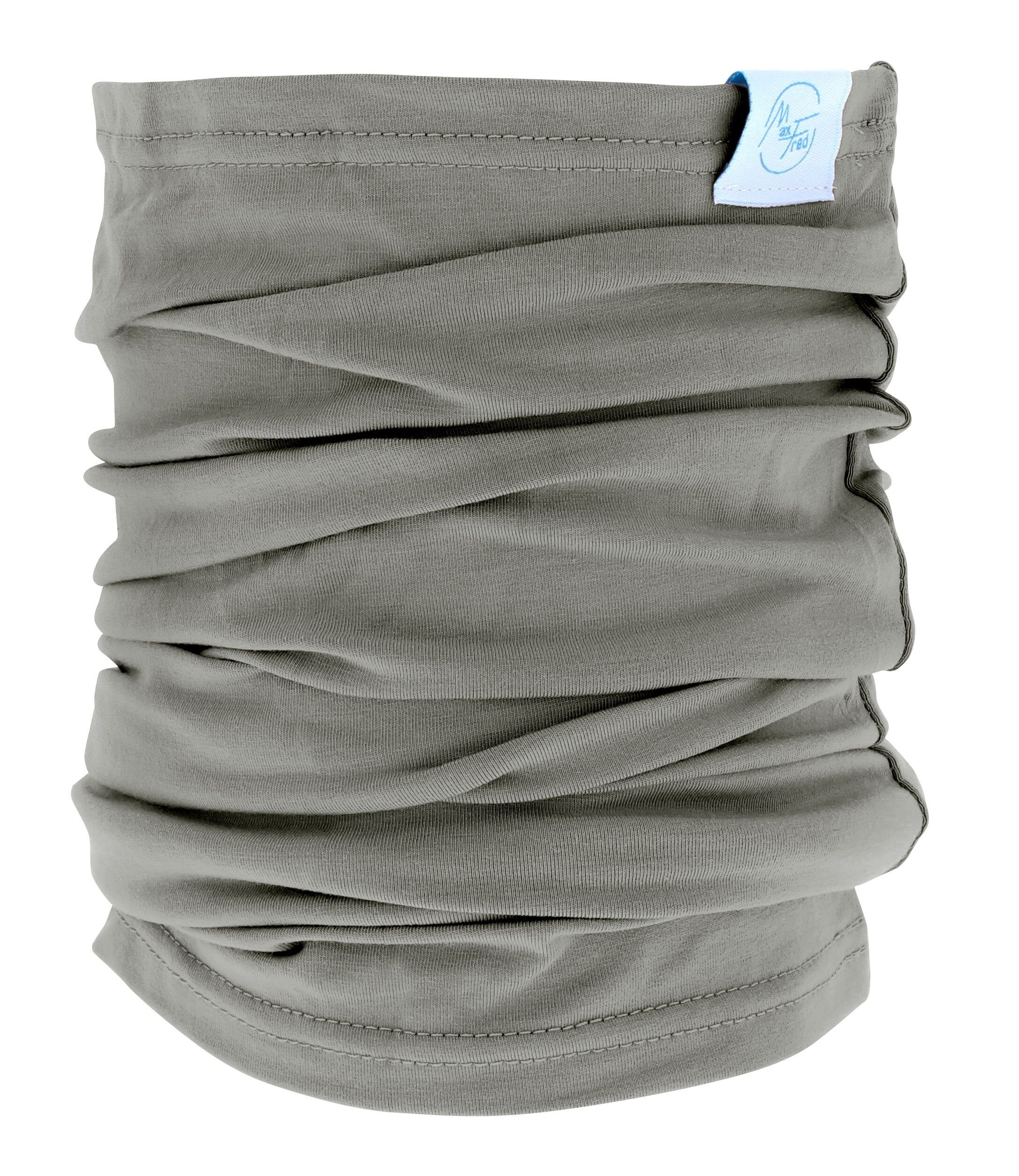 Maxfred Multifunktionstuch Bamboo hellgrau Multifunktionstuch, Elastisch, Nachhaltig, geringe Geruchsaufnahme, Ultraweich