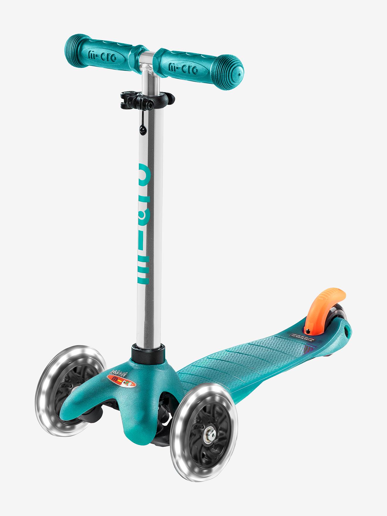 Trottinette 3 roues Mini Micro plus Led MICRO bleu