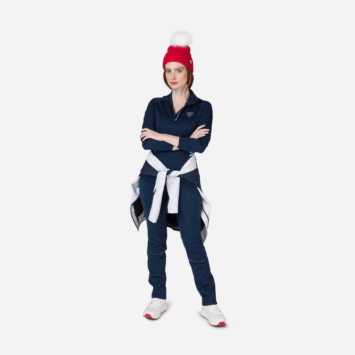 Poursuite Damen-Baselayer mit halbem Reißverschluss