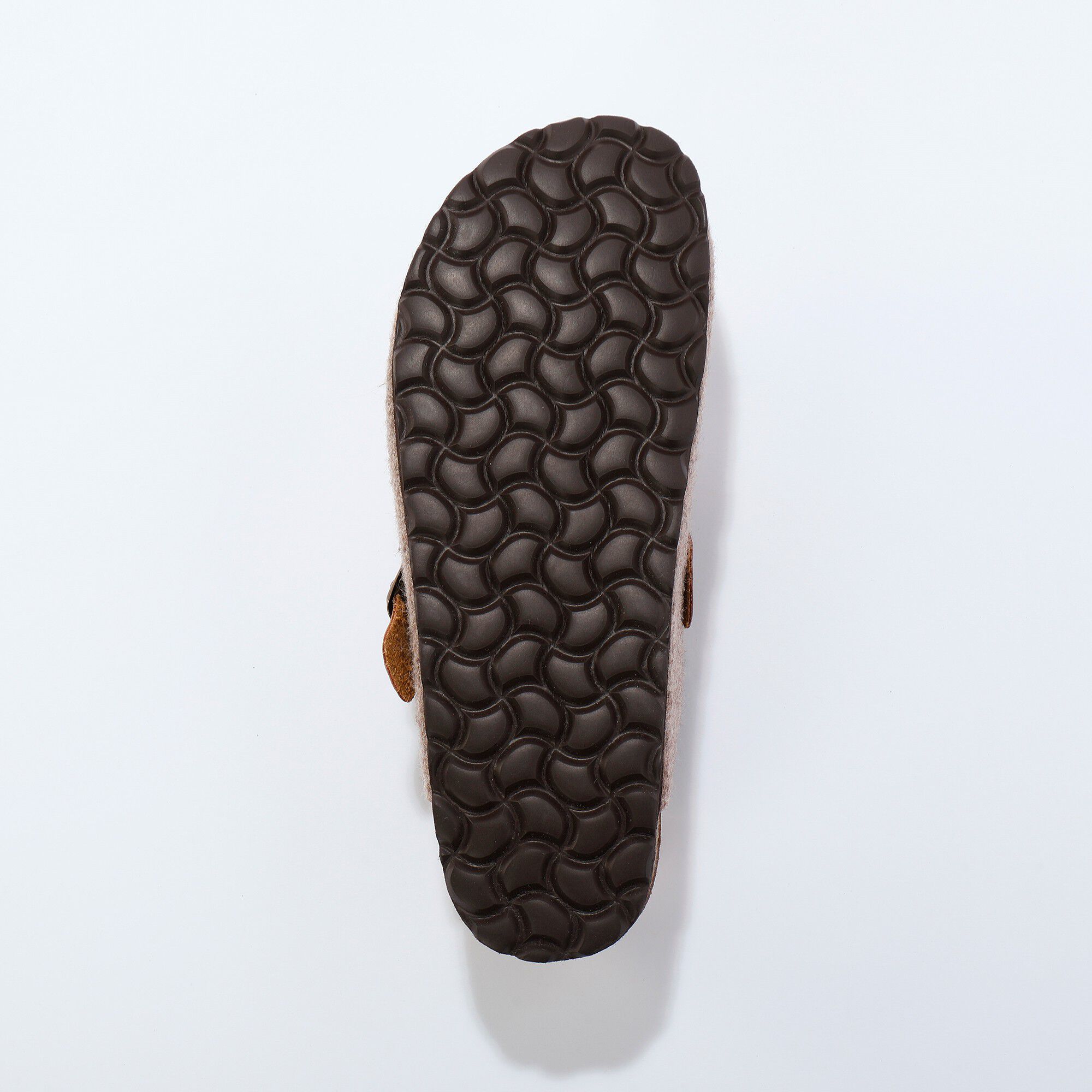 Mules sabot feutrine à boucle