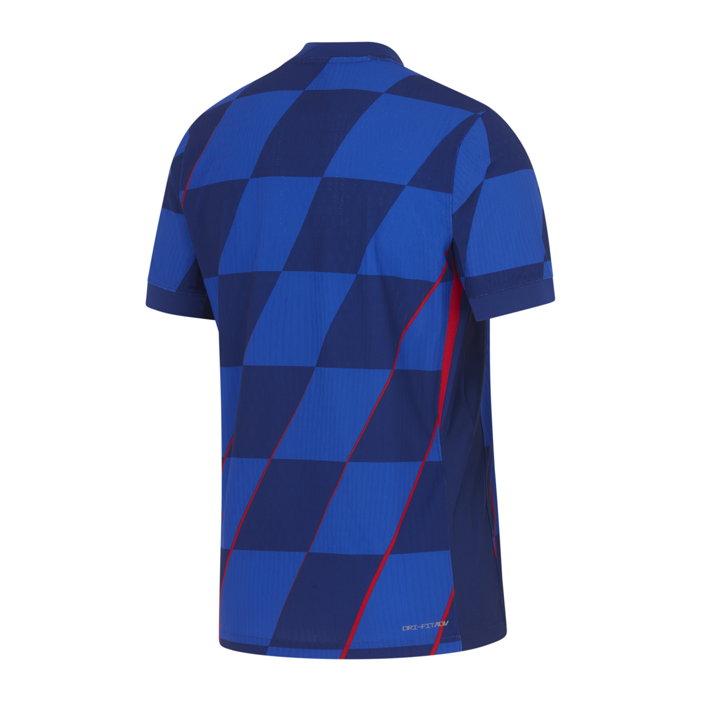 Nike Kroatien Authentic Trikot Away EM 2024 Blau Weiss F405