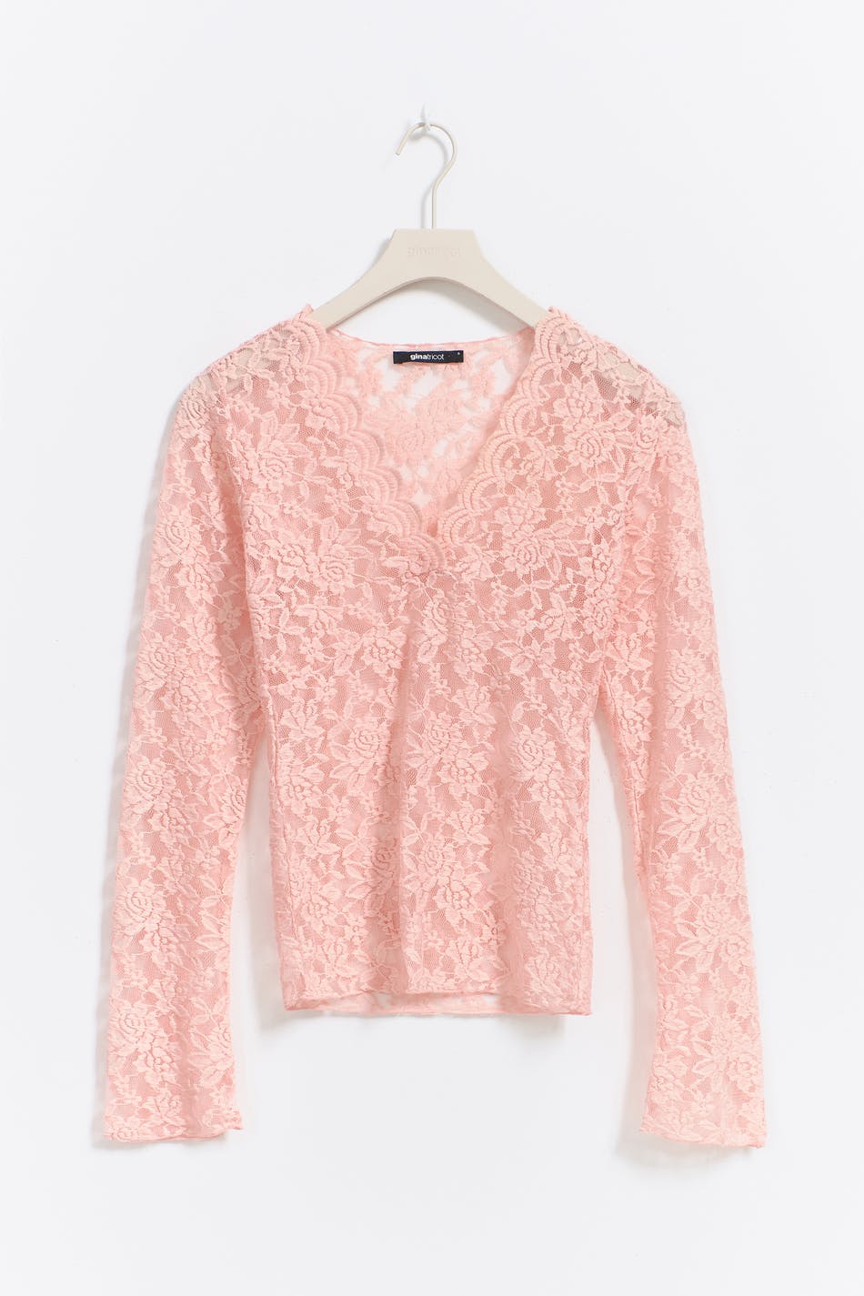 V-neck lace top