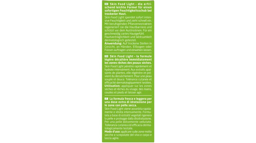 WELEDA Skin Food Light Gesichts & Körpercreme
