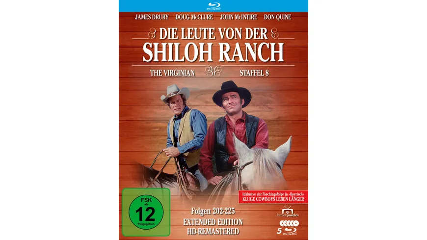 Die Leute von der Shiloh Ranch - Staffel 8 (HD-Remastered) (Fernsehjuwelen)  [5 BRs]