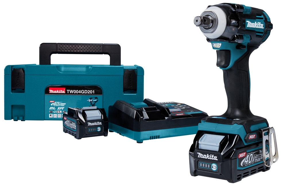 Makita TW004GD201 Hub-Motherboard 1/2 Zoll 40 Volt 2,5 Ah Li-Ion