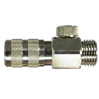 Schnellkupplung NW 2,7mm, regulierbar, mit G 1/8