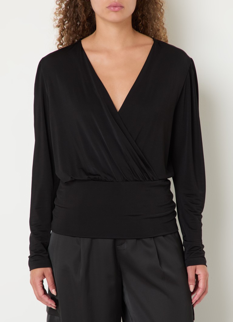 Expresso V-neck long-sleeved shirt