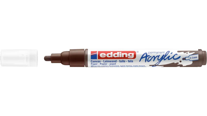 edding Acrylmarker 5100 medium schokobraun schokoladenbraun