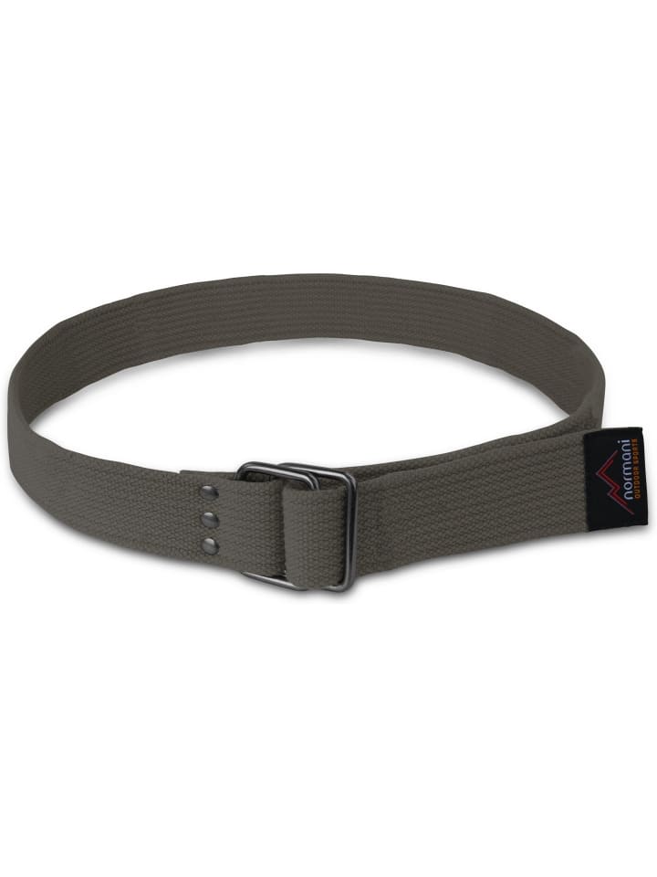 Normani Outdoor Sports Baumwoll-Gürtel Taklamakan in Grau günstig kaufen 110 cm