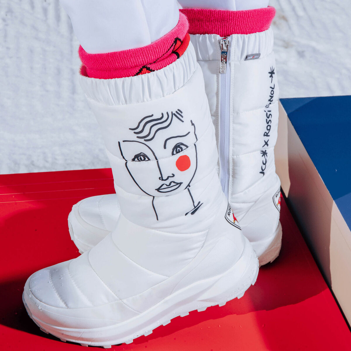 Kniehohe Damenschuhe JCC Podium
