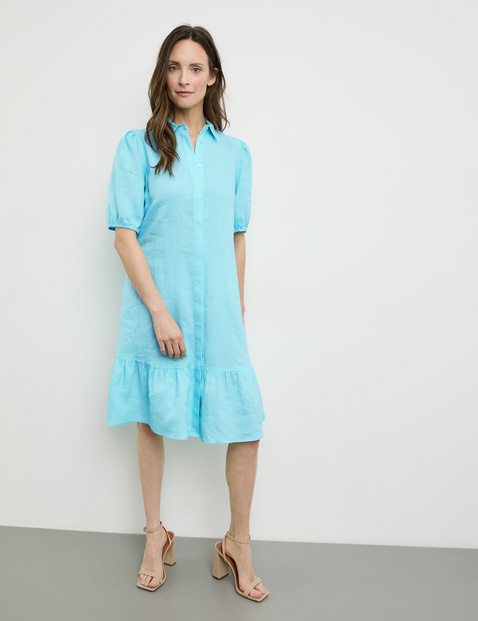 Modisches Blusenkleid aus Leinen