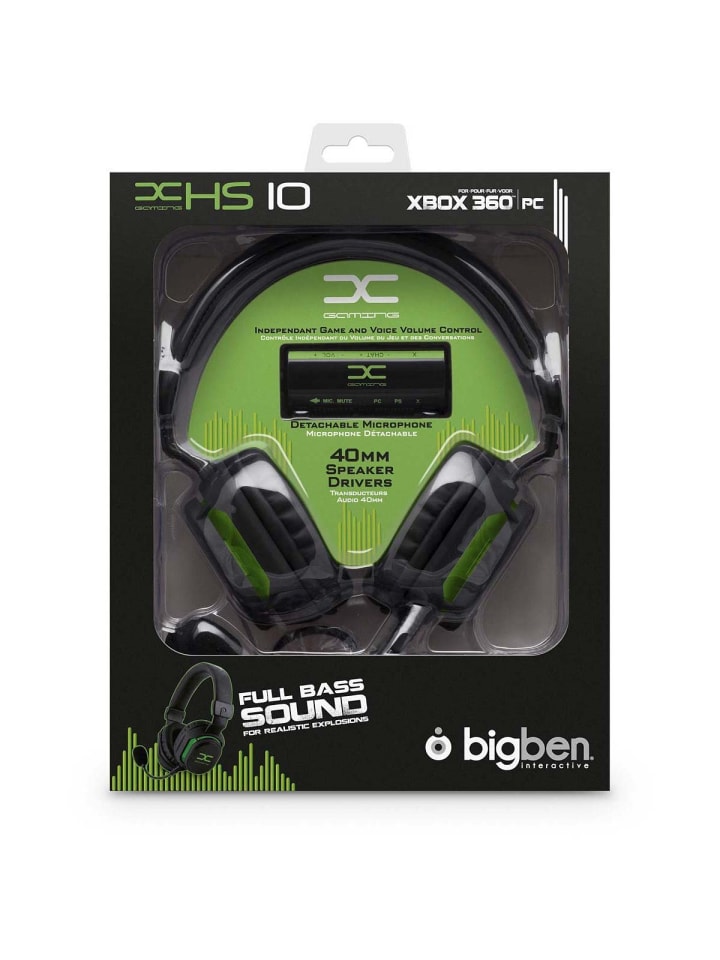 COFI 1453 Bigben Interactive Gaming Headset für Xbox 360 und PC 3m Kabel in Schwarz günstig kaufen 30x22 cm