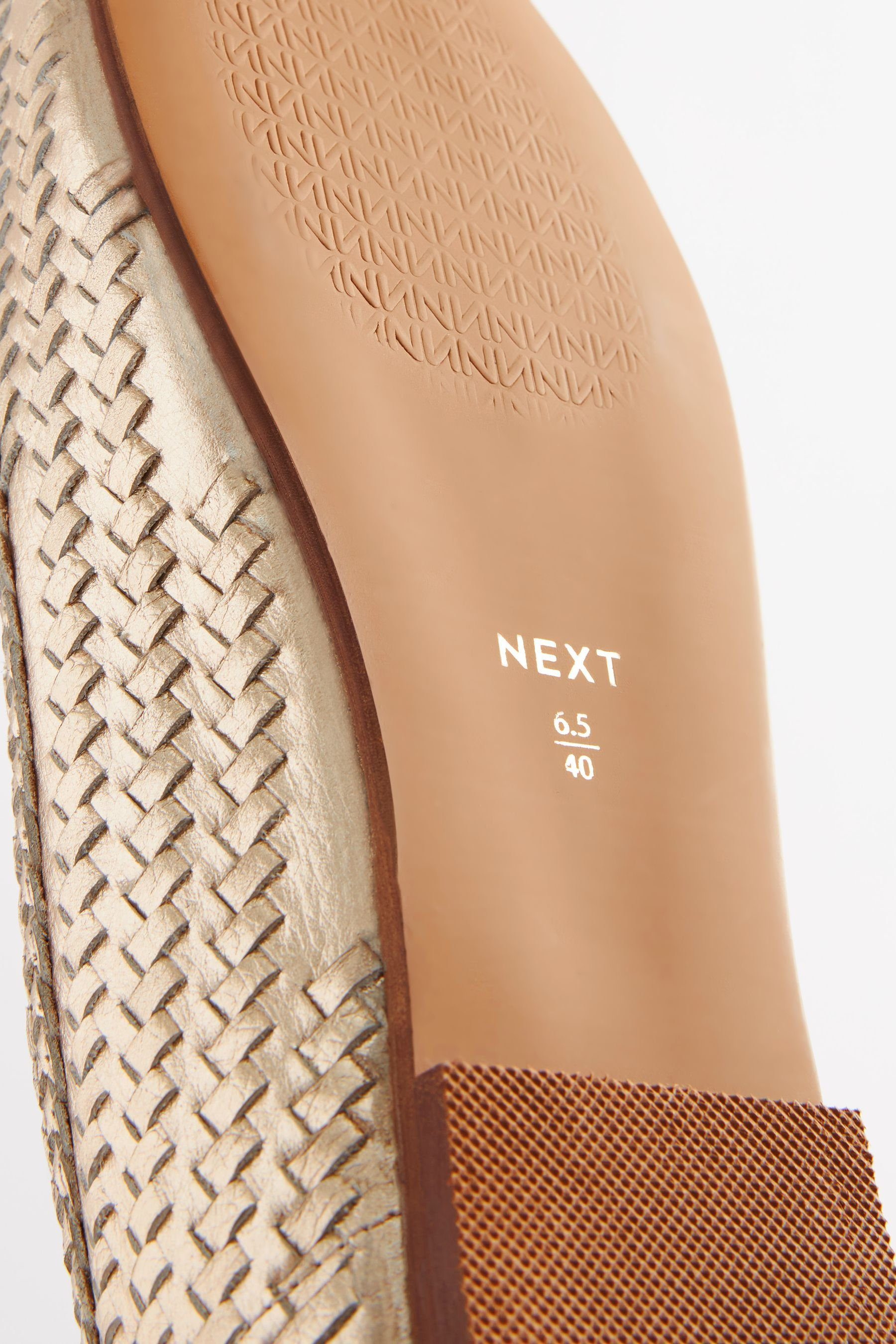 Next Forever Comfort Ballerinas aus geflochtenem Leder Ballerina (1-tlg)