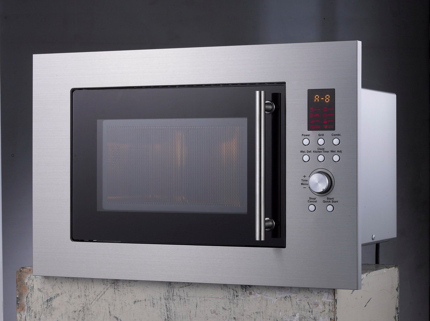 PKM Einbau-Mikrowelle MW900-23G-IN, Grill, 23,00 l