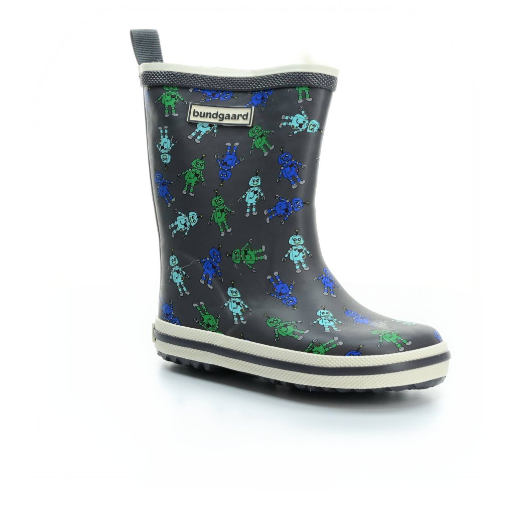 Bundgaard Charly High Robots dunkelblaue gefütterten Gummistiefel