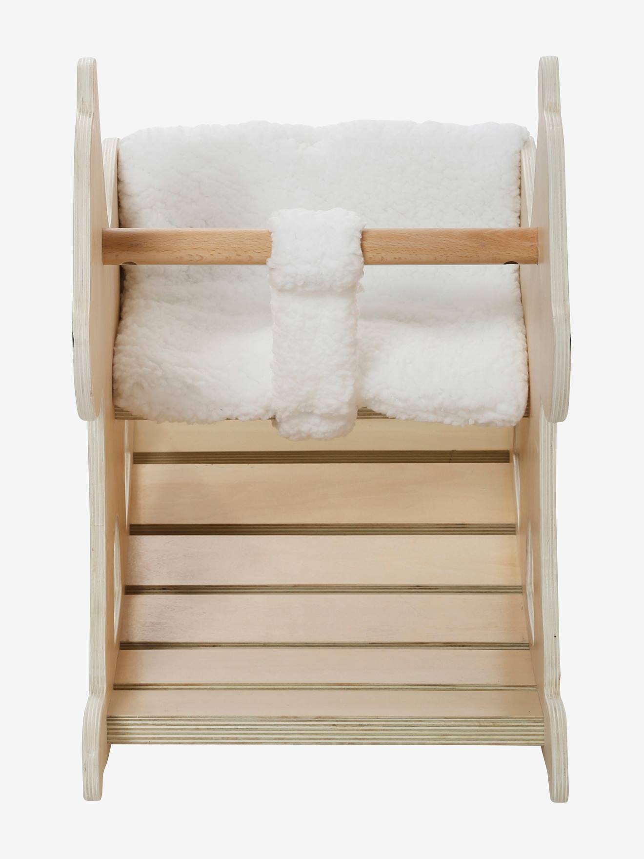 Bascule ours polaire en bois FSC® naturel