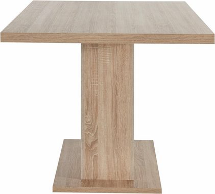 Home affaire Säulen-Esstisch Cross, Breite 136 cm