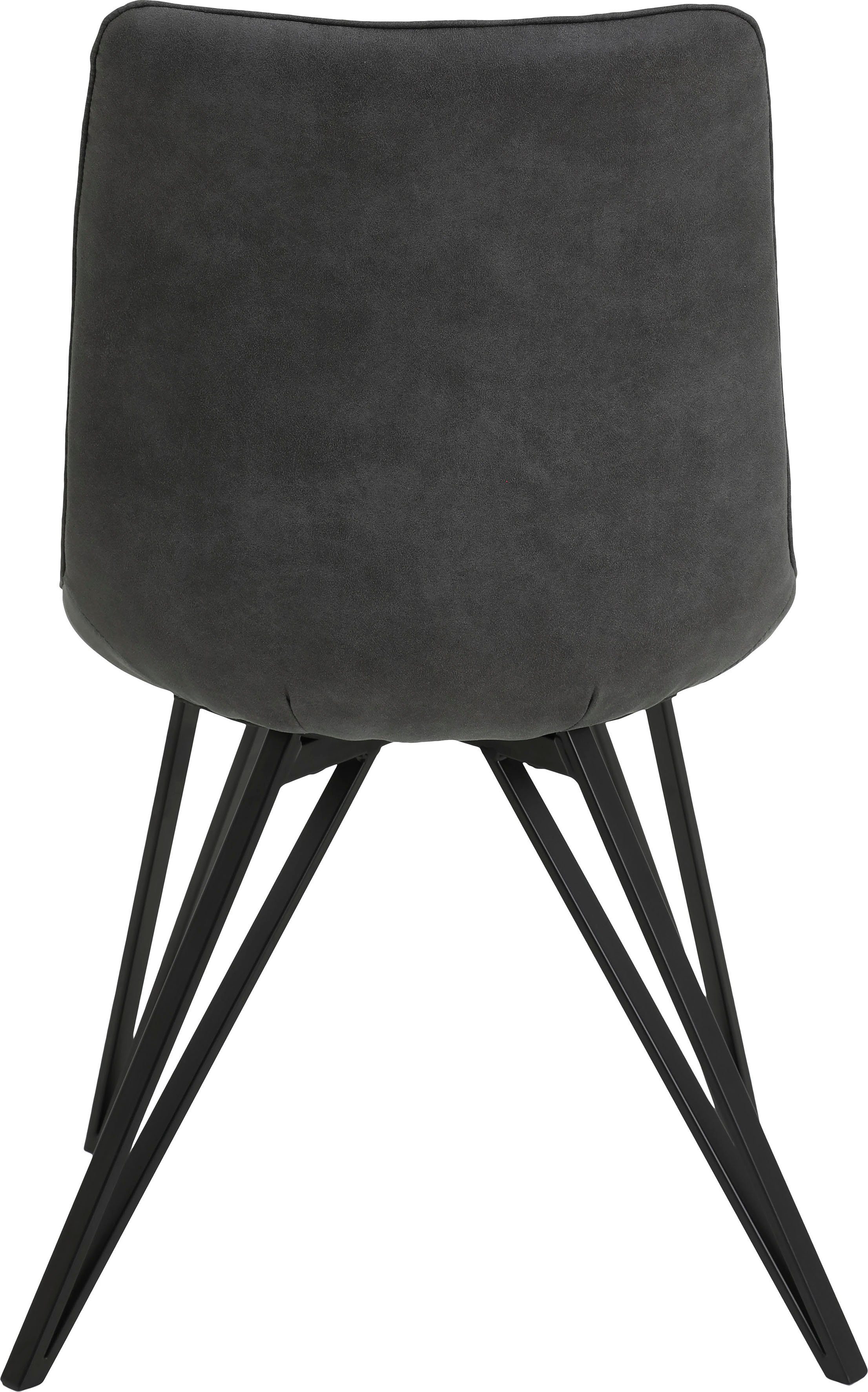 HELA 4-Fußstuhl (Set, 2 St), bequemer Schalensitz