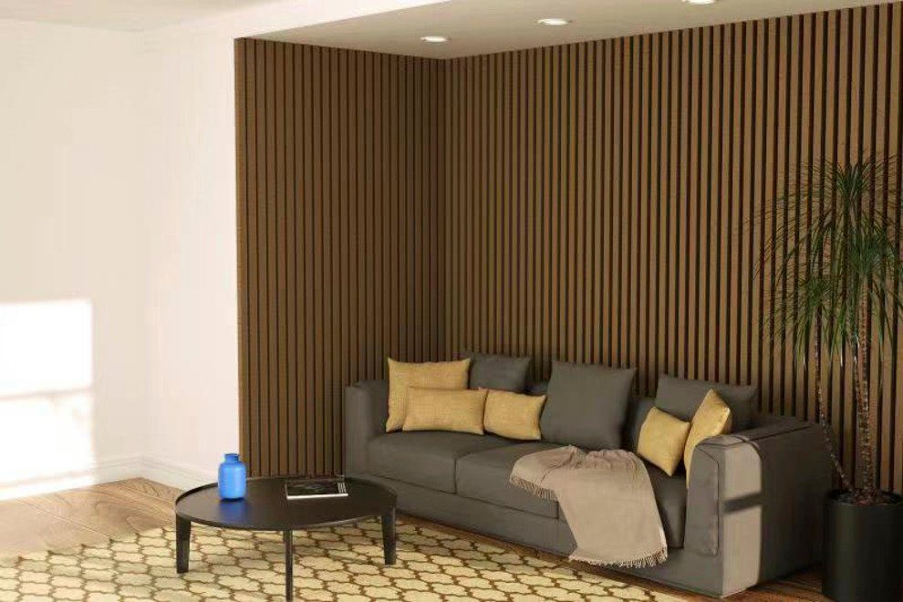 Vereg Schallschutzpaneel Echt Holzfurnier in 3D Optik, BxL: 60x240 cm, (1-tlg) echt Holzfurnier