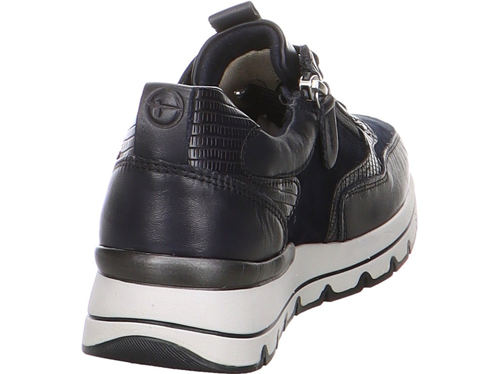 TAMARIS Freizeit Schnürer blau Comfort
