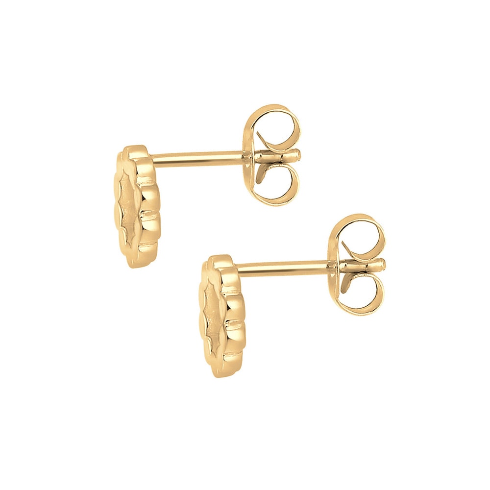 Elli Elli Boucles d'Oreilles Kreis Circle Geo Minimal 925 Sterling Silber Boucles d'oreilles