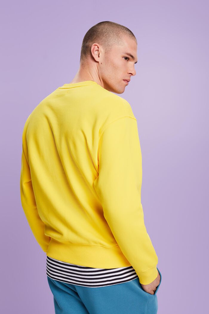 Unisex Logo-Sweatshirt aus Baumwollfleece