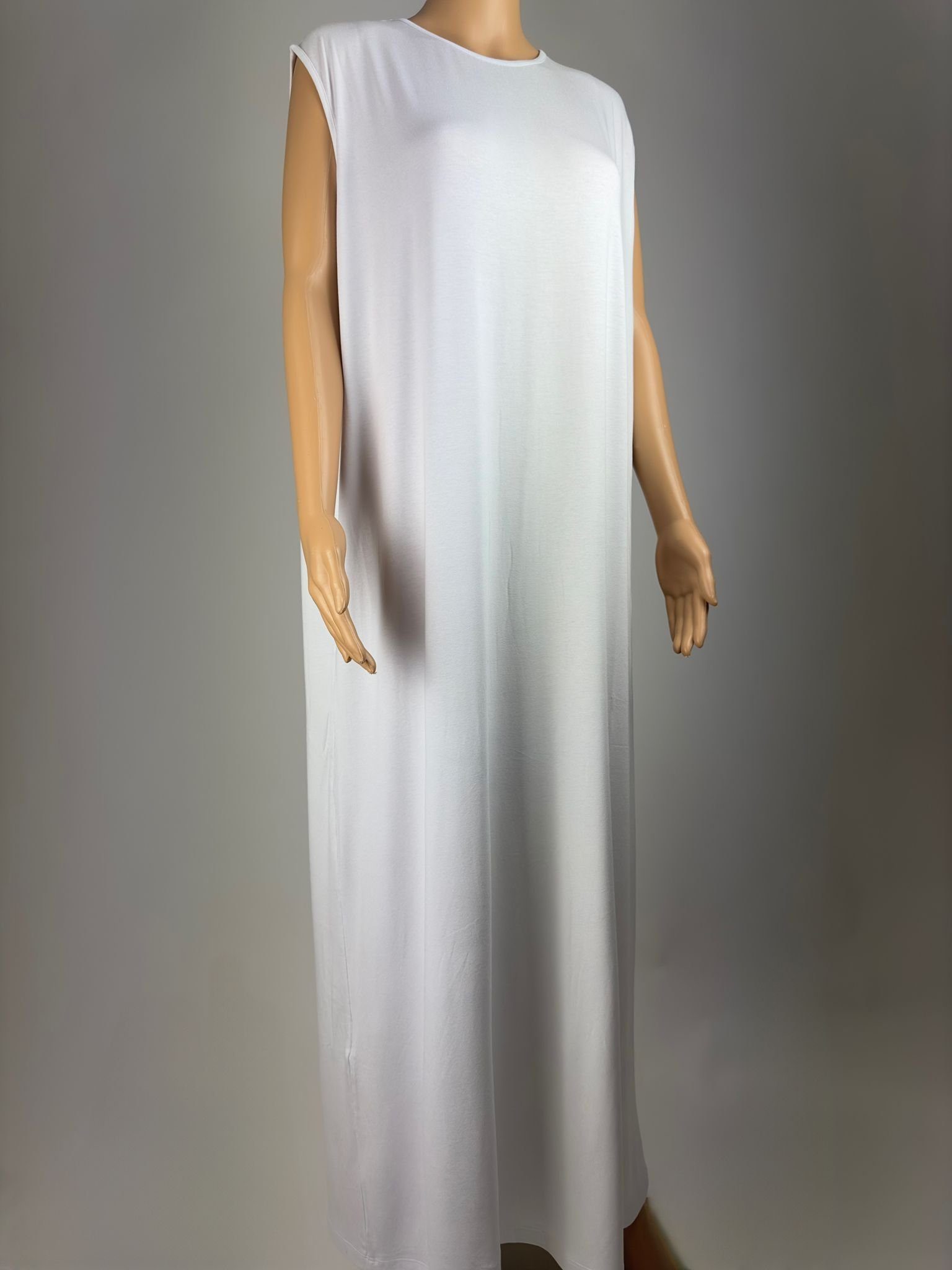 Aymasal Unterkleid Unterkleid lang Ärmelloses Unterwäschekleid Unterwäsche Unterrock