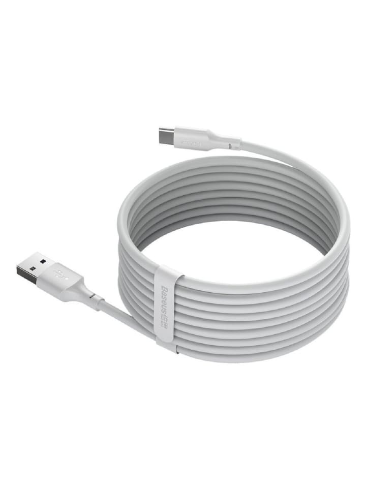 Baseus 2x USB-Kabel -USB Typ C Schnellladung Power Delivery Quick Charge 40 W in Weiß günstig kaufen onesize