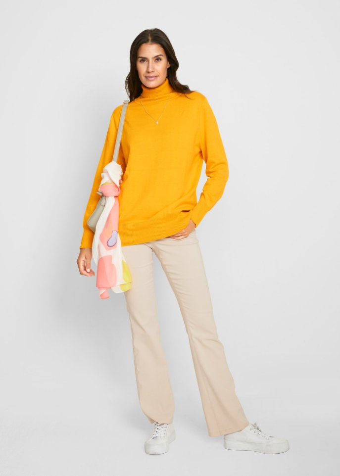 Basic Rollkragenpullover