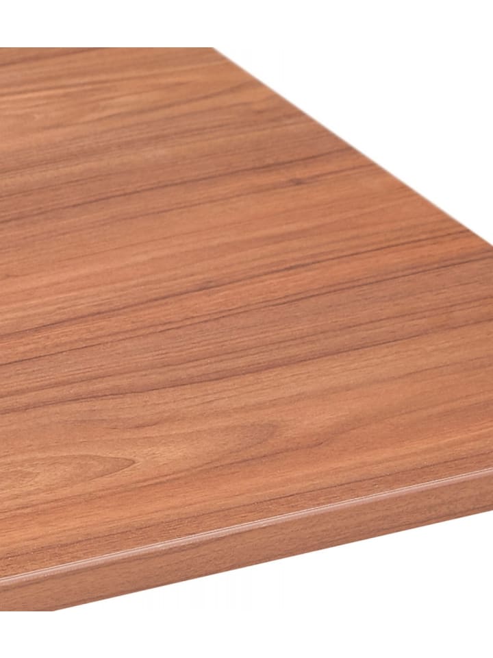 KADIMA DESIGN Besprechungstisch Walnuss Holz Metall | Modern Industrial in Braun-Schwarz günstig kaufen