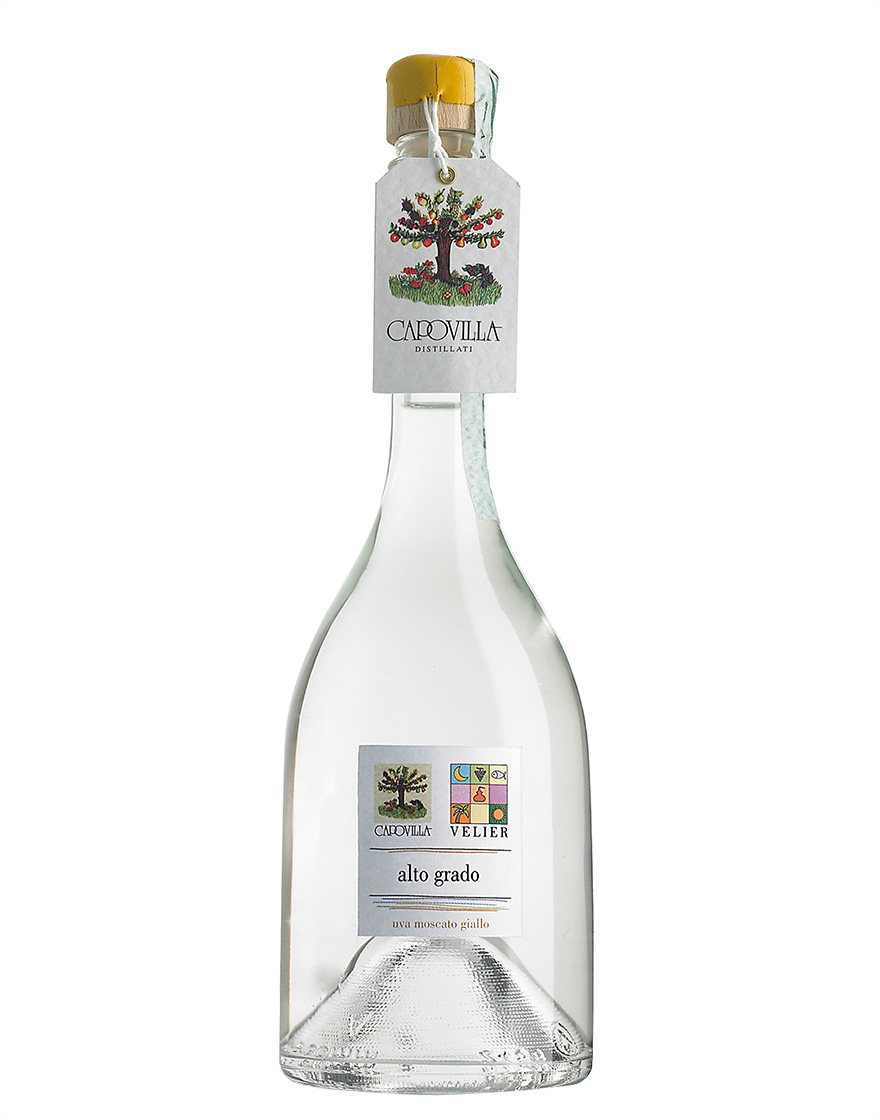 Distillato di Uva Moscato Giallo Alto Grado Capovilla 500 ㎖