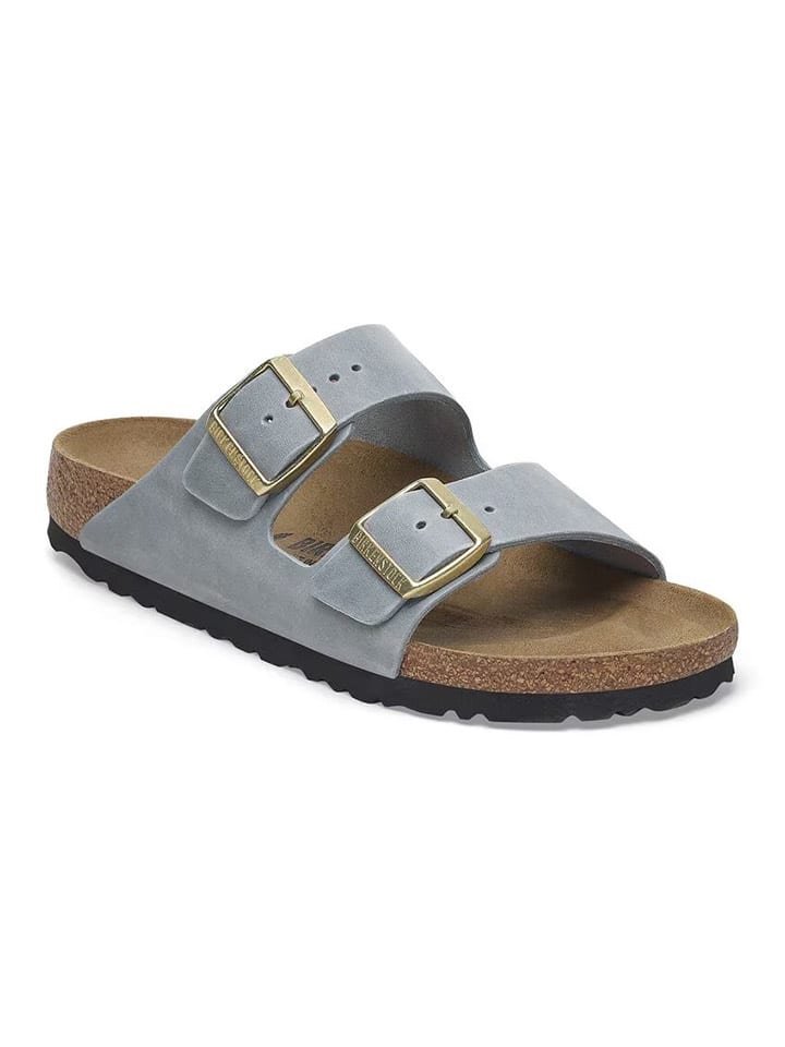 Birkenstock Leder-Pantoletten 