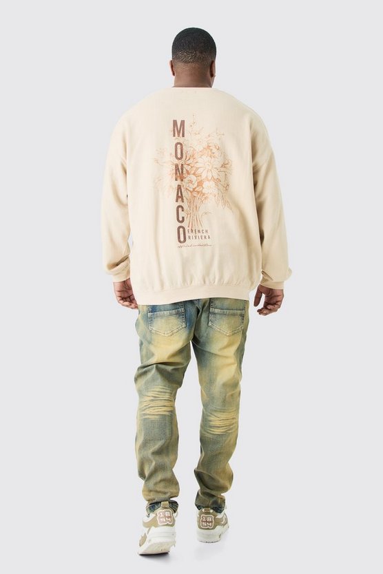 Plus getönte Skinny Stretch Jeans