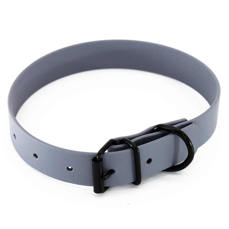 Heim Halsband BioThane, grau zu TOP-Preisen