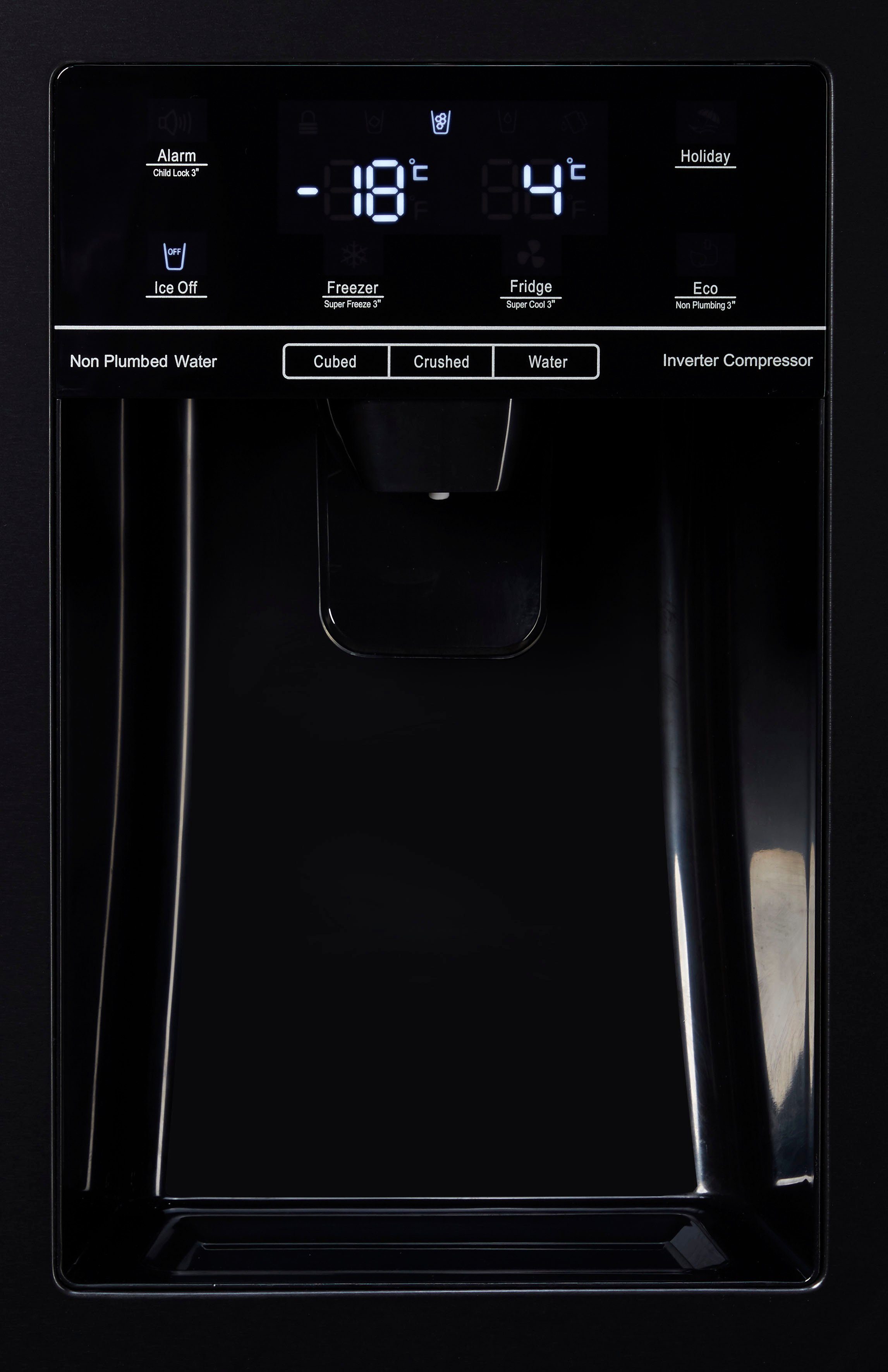 Hisense Side-by-Side RS694N4TFE, 178,6 cm hoch, 91 cm breit