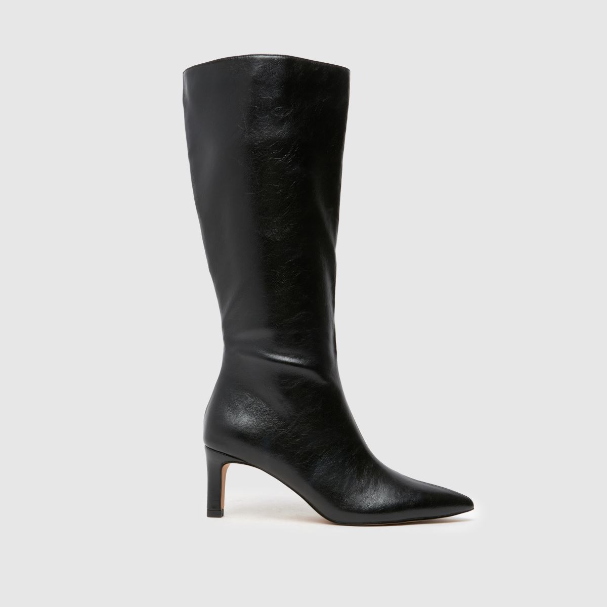 Schuh Dottie térdig érő csizma fekete színben
