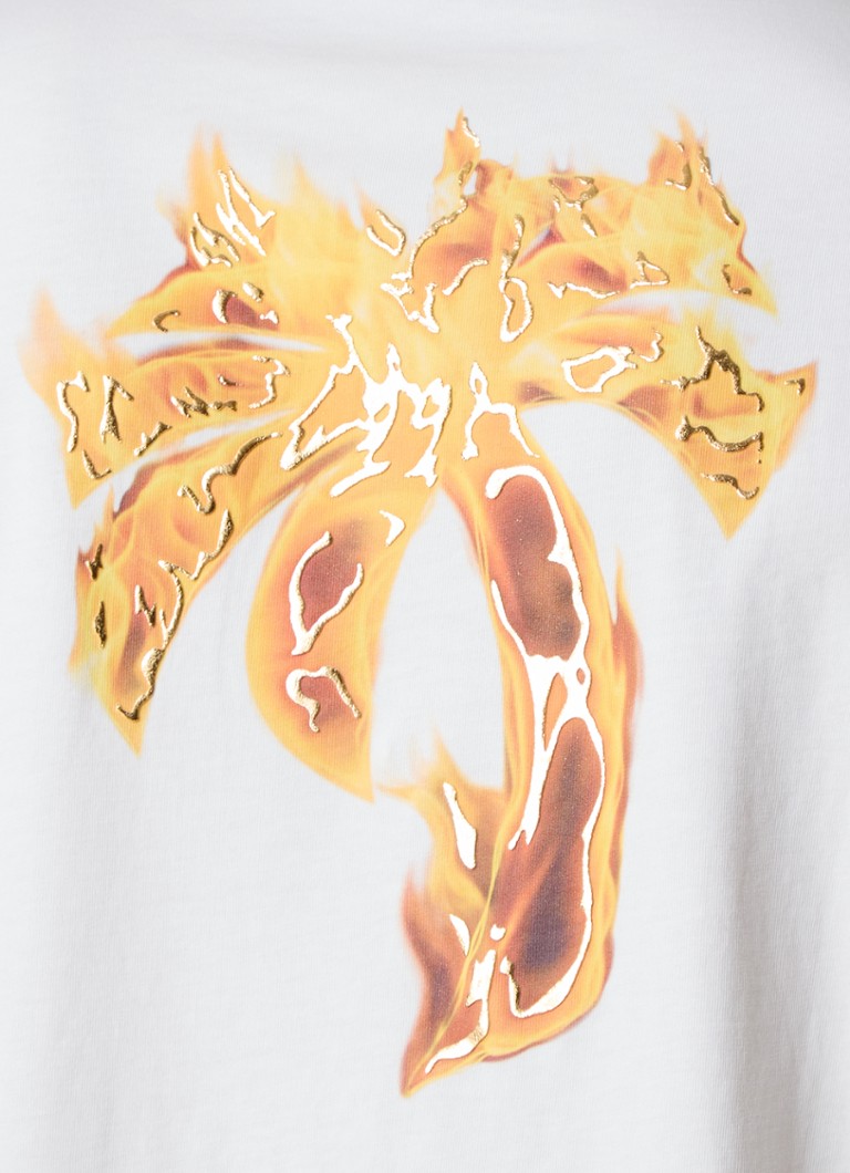Palm Angels T-shirt with logo and back print