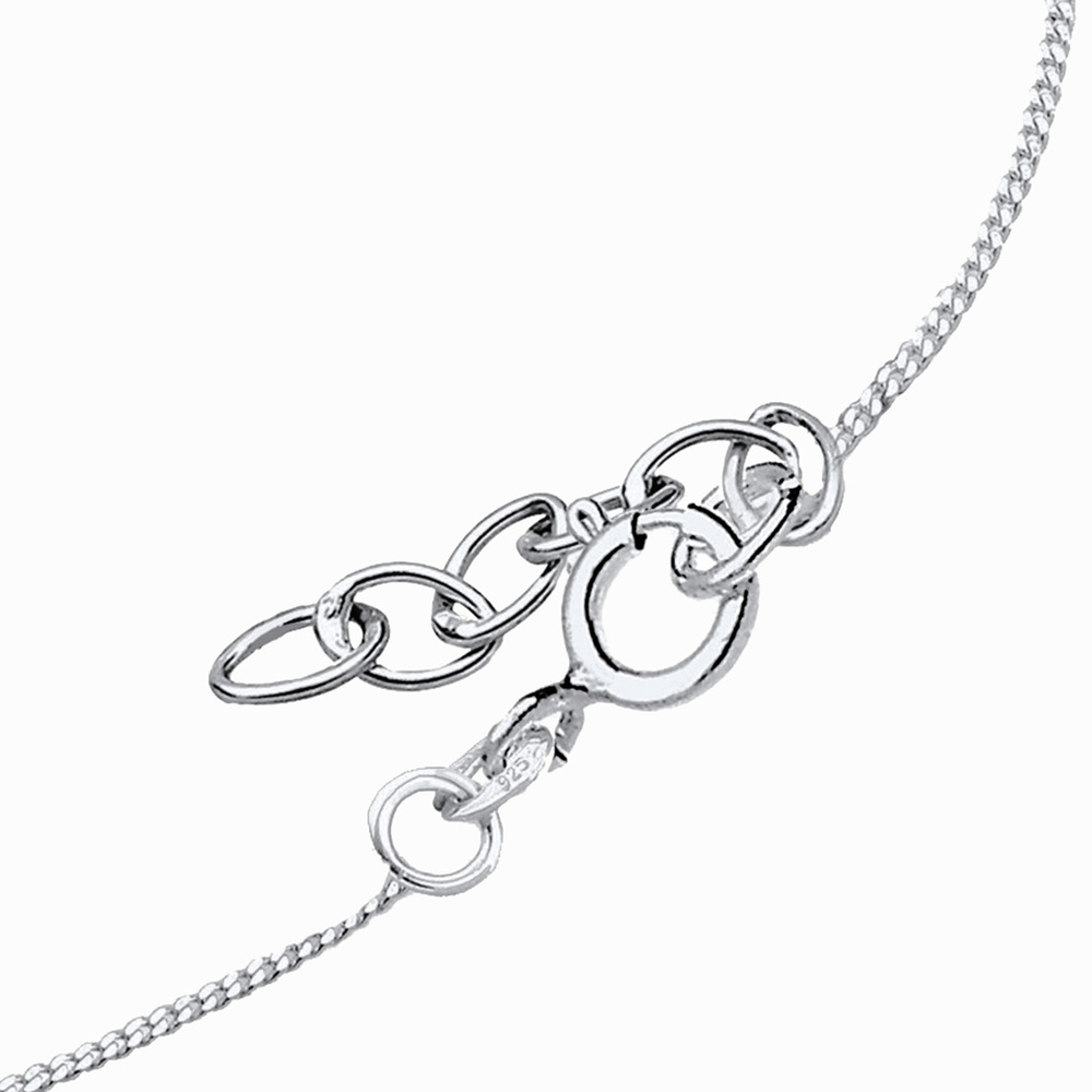Elli Elli Collier Femme Ours en Peluche Nunours Coeur Émail - (925/1000) Argent collier