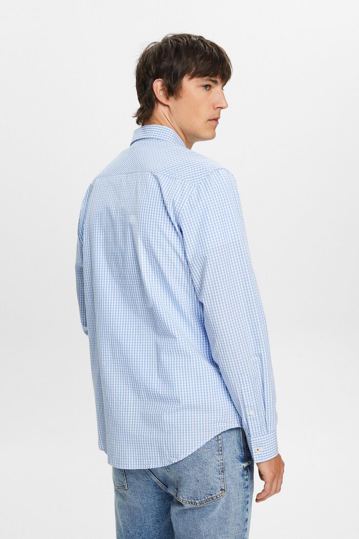 Button-Down-Hemd mit Vichy-Muster, 100% Baumwolle