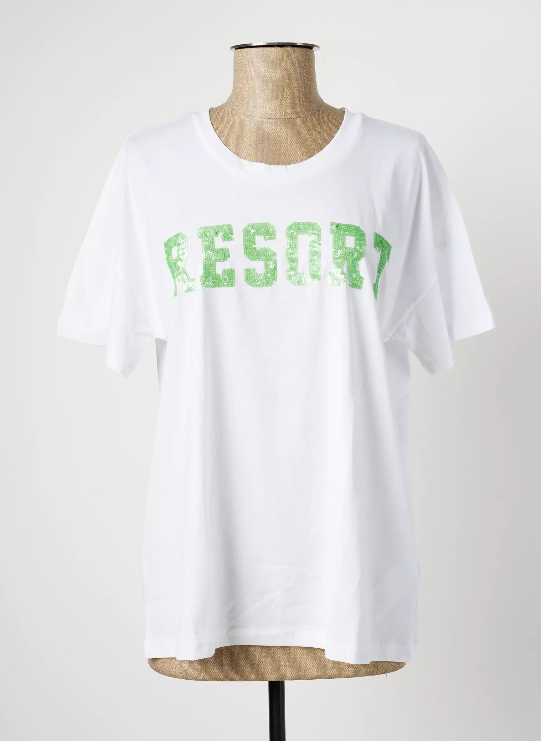 Kaffe Tshirts Femme couleur blanc