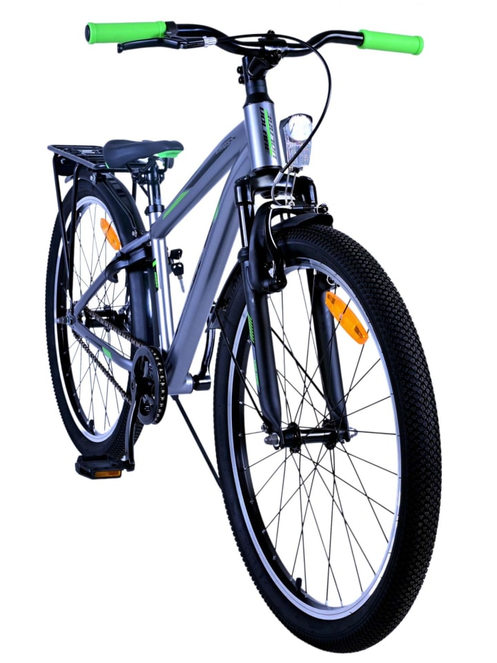 Volare Kinderfahrrad Cross für Jungen 24 Zoll Kinderrad in Dunkelgrau 8 Jahre günstig kaufen onesize