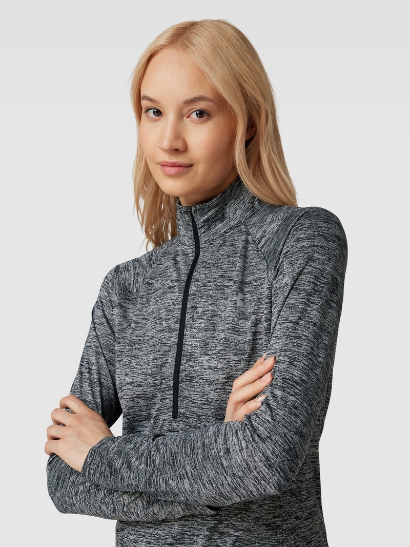Longsleeve mit Label-Print in schwarz